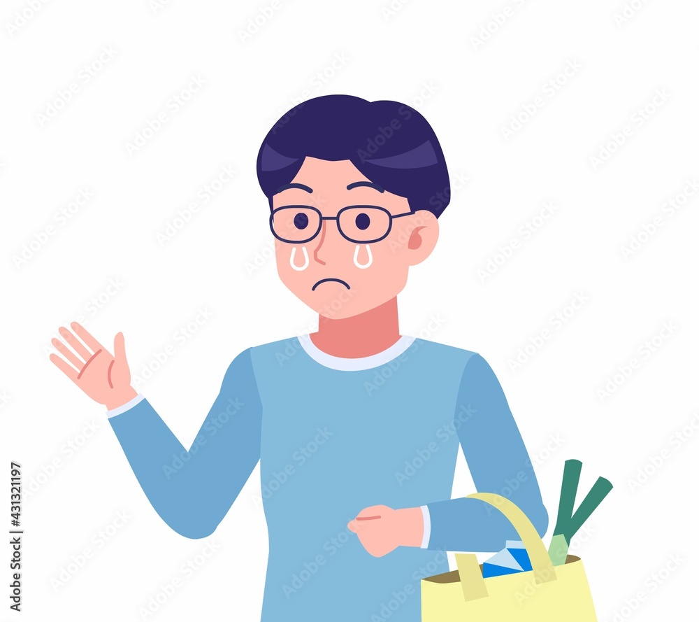 Man with glasses dressed in blue Man with glasses dressed in blue