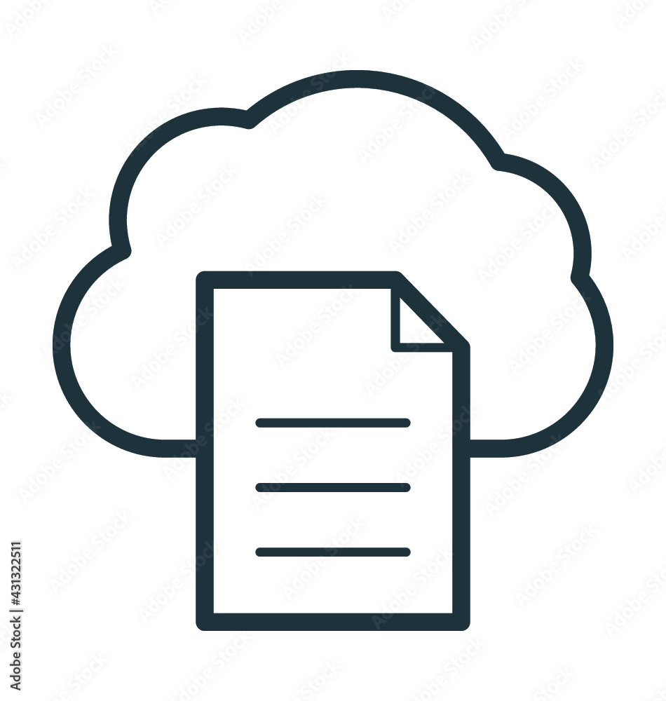 Sky Docs Vector Icon Sky Docs Vector Icon