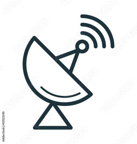 Satellite Dish Vector Icon