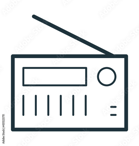Radio Vector Icon
