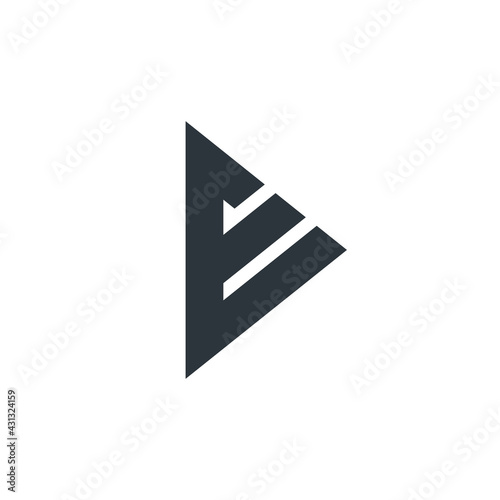 Free Download E Letter Logo Lettermark Monogram - Typeface Type Emblem Character Trademark - GFXLoad