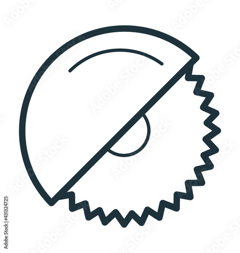 Circular Saw Cool Vector Icon