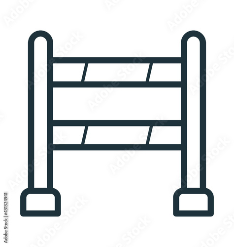 Barrier Cool Vector Icon