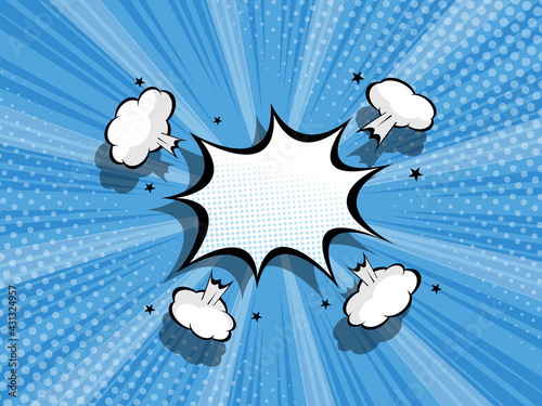 abstract bang comic book, pop art