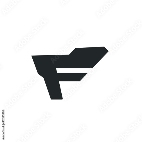 Free Download F Letter Logo Lettermark Monogram - Typeface Type Emblem Character Trademark - GFXLoad
