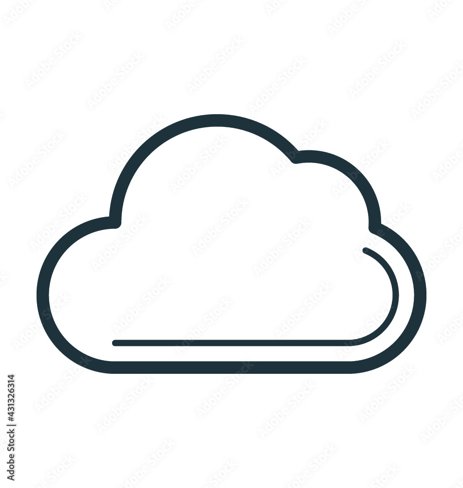 Cloudscape Vector Icon Cloudscape Vector Icon