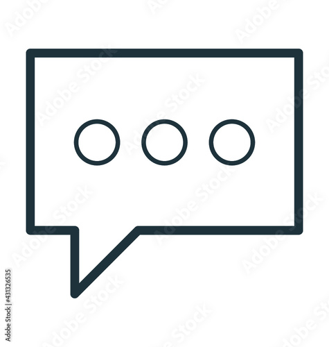 Chat Bubble Vector Icon