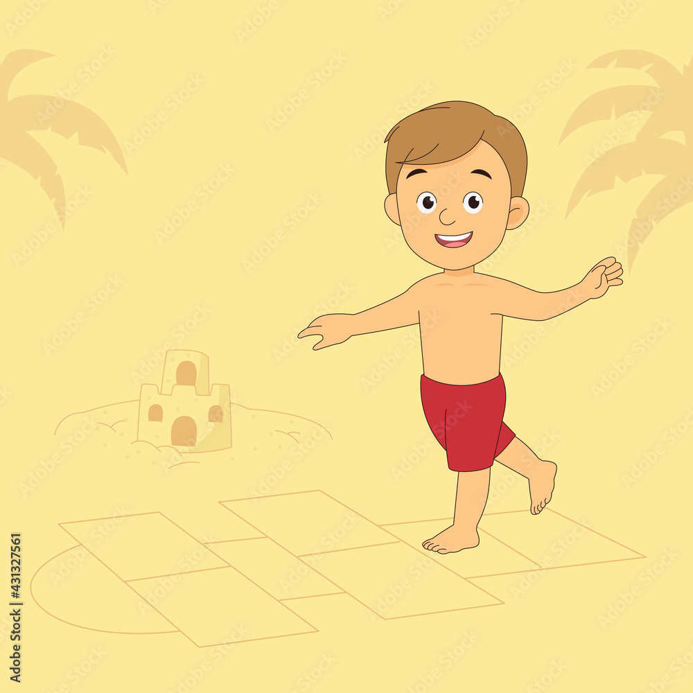 Summer holiday,Little kids playing on the beach,Holiday in a beach Summer holiday,Little kids playing on the beach,Holiday in a beach