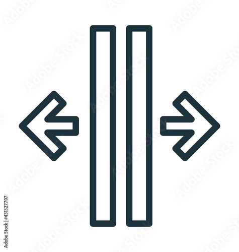 Crisscross Arrows Vector Icon