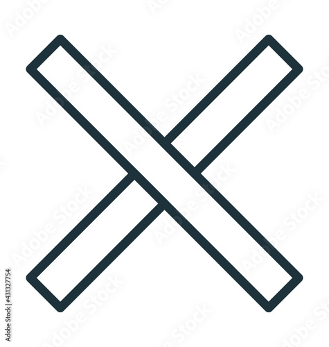 Delete Sign Vector Icon
