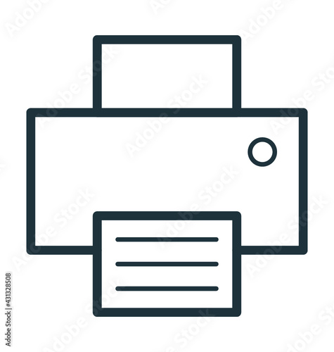 Printer Vector Icon