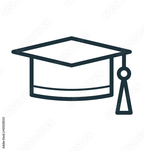 Mortarboard Vector Icon
