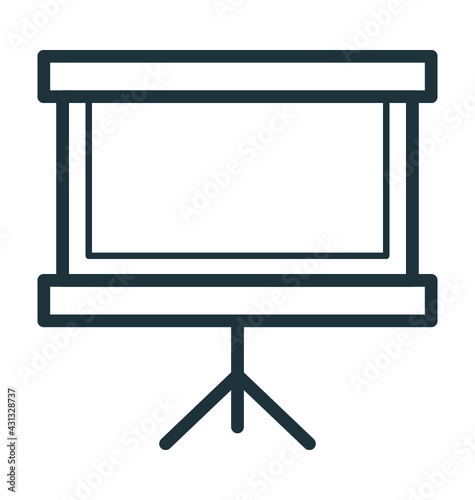 Easel Board Vector Icon