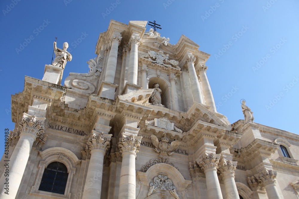 cathedral in Siracusa, Italy