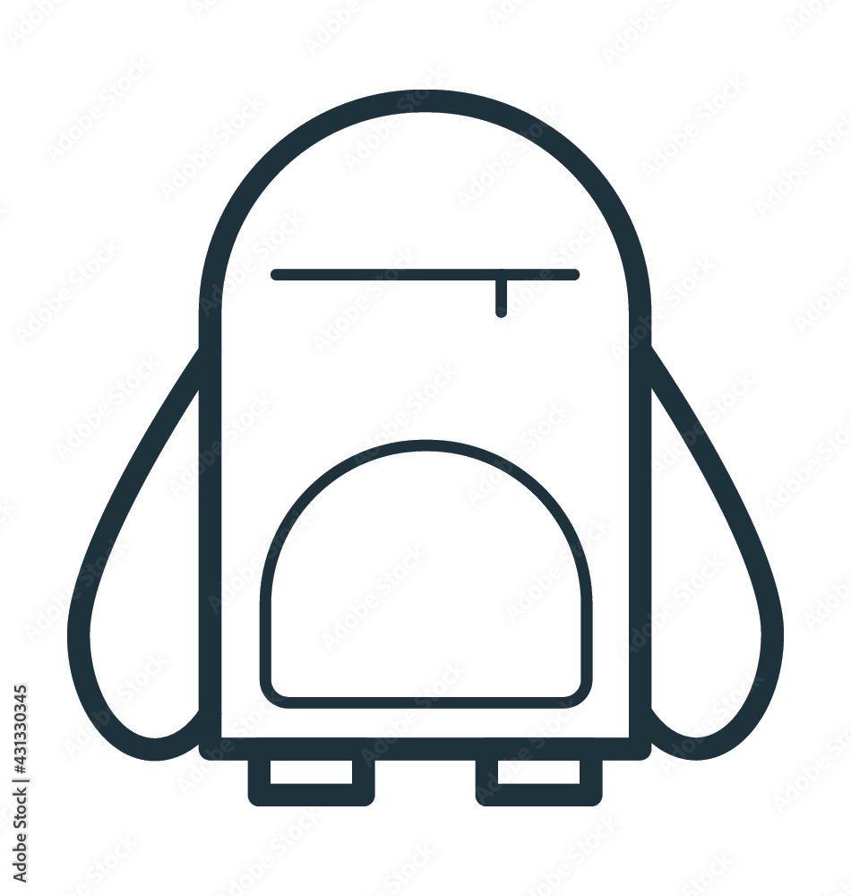 Fototapeta premium Backpack Vector Icon