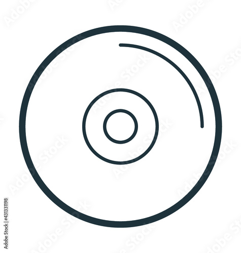 CD Vector Icon