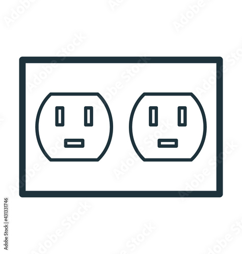 Socket Vector Icon