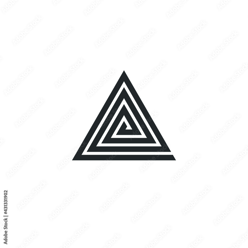 Triangle logo - abstract prism geometric shape graphic geometry line futuristic polygonal layout marketing perspective corporate tech delta spectrum business Triangle logo - abstract prism geometric shape graphic geometry line futuristic polygonal layout marketing perspective corporate tech delta spectrum business