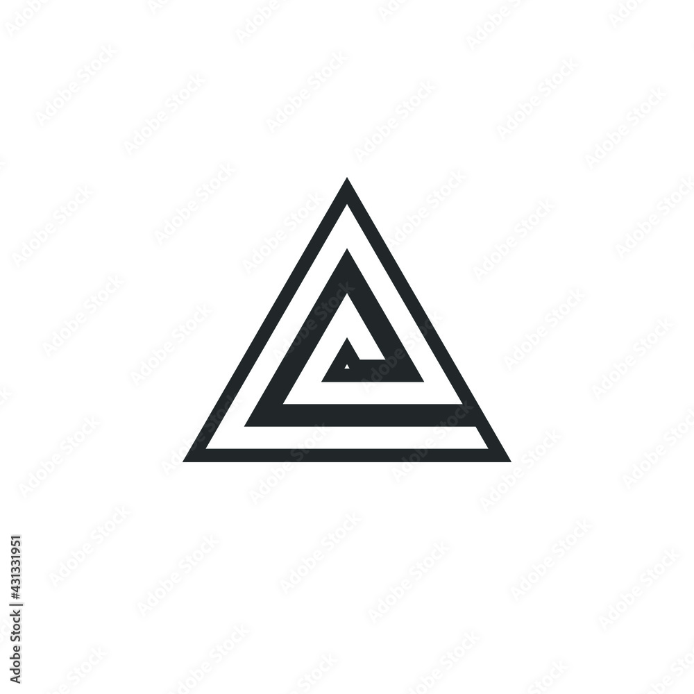 Triangle logo - abstract prism geometric shape graphic geometry line futuristic polygonal layout marketing perspective corporate tech delta spectrum business Triangle logo - abstract prism geometric shape graphic geometry line futuristic polygonal layout marketing perspective corporate tech delta spectrum business
