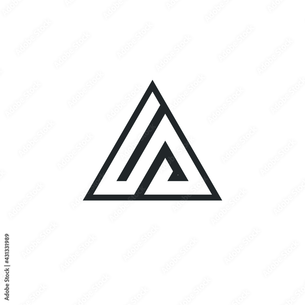 Triangle logo - abstract prism geometric shape graphic geometry line futuristic polygonal layout marketing perspective corporate tech delta spectrum business Triangle logo - abstract prism geometric shape graphic geometry line futuristic polygonal layout marketing perspective corporate tech delta spectrum business