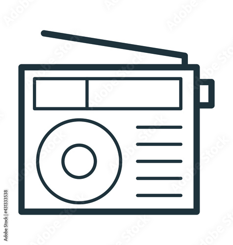 Radio Vector Icon