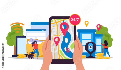 City Monitoring Flat Composition