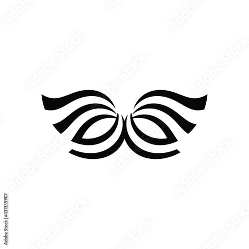 Wing logo - bird angel feather symbol illustration freedom flight fly animal eagle purity dove fantasy heaven air falcon - fried chicken tasty bbq delicious food flying cuisine