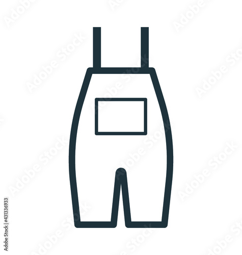 Bibpant Vector Icon