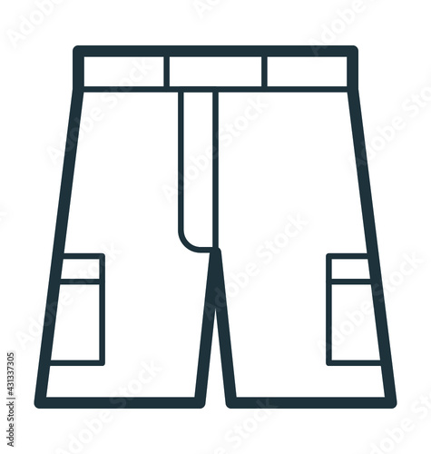 Bermuda Short Vector Icon