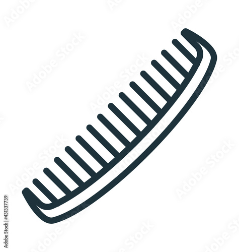 Comb Vector Icon