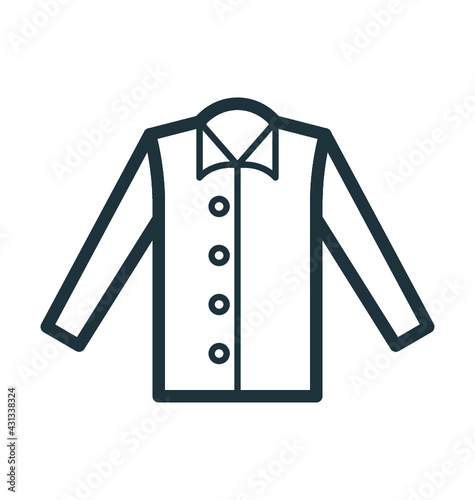 Formal Dress Vector Icon
