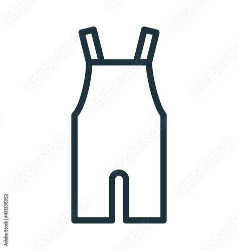 Bib Pant Vector Icon