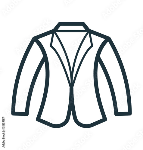 Casual Coat Vector Icon