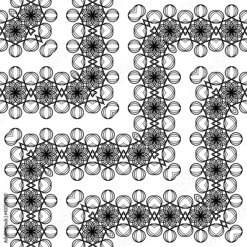 Design seamless zigzag decorative pattern