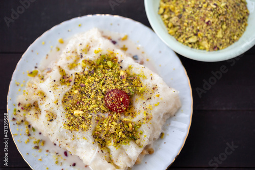 Gullac, Turkish traditional ramadan dessert