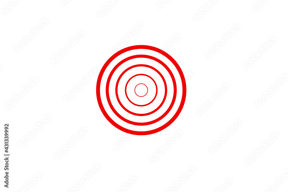 red cycle on white background. red cycle on white background.