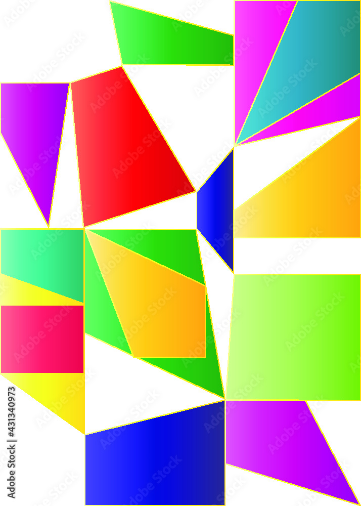 Obraz premium abstract colorful background with triangles