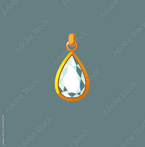 beautiful bright color illustration of jewelry on the background