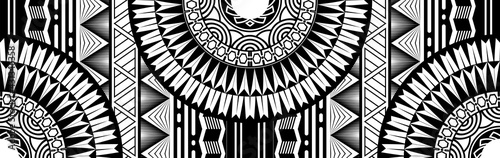Abstract tribal art tattoo style