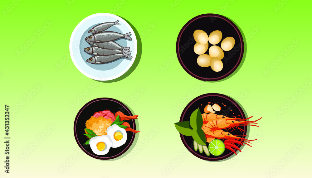 Vector food Illustraion Vector food Illustraion