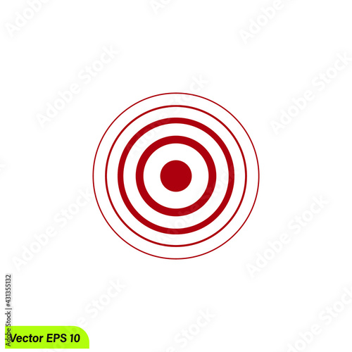 pain circle icon vector illustration simple design element