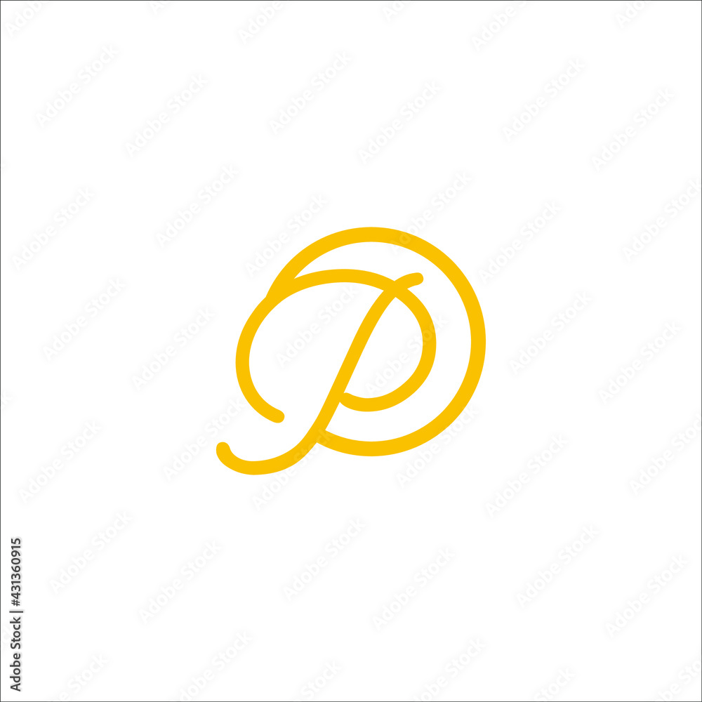 letter P logo design vector letter P logo design vector