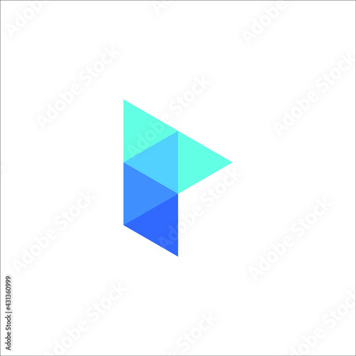 letter P logo design vector Free Download letter P logo design vector - GFXLoad