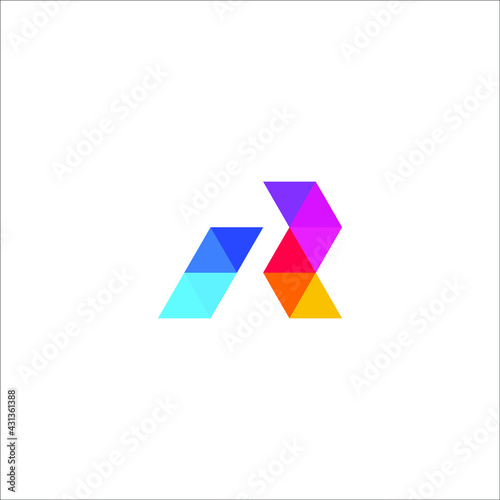 Free Download letter R mosaic logo design vector - GFXLoad