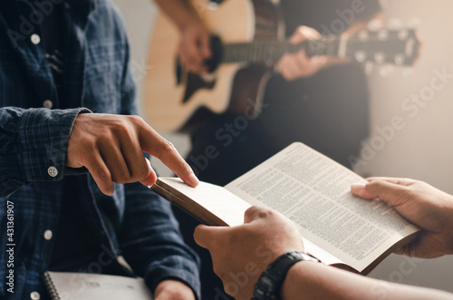Photography The man who teaches shares the scriptures of God in a pattern