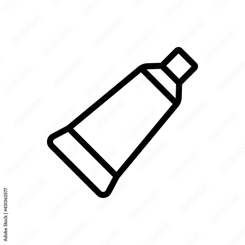 Toothpaste Vector Icon. Beauty and SPA Symbol EPS 10 File Toothpaste Vector Icon. Beauty and SPA Symbol EPS 10 File