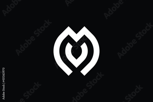 MV logo letter design on luxury background. VM logo monogram initials letter concept. MV icon logo design. VM elegant and Professional letter icon design on black background. M V VM MV
