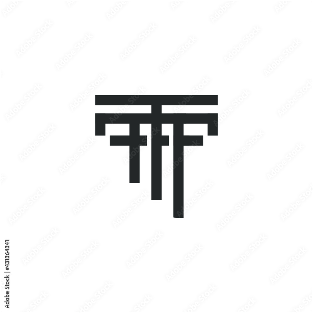 letter T logo design vector letter T logo design vector