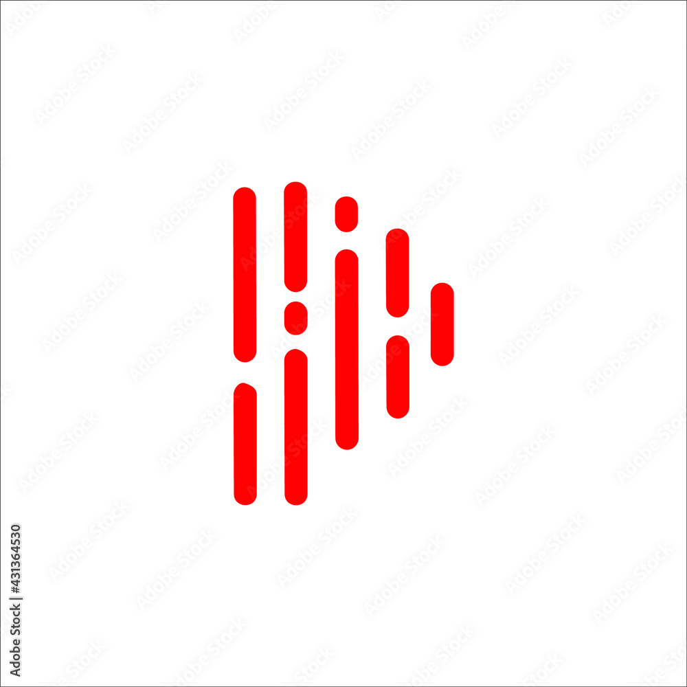 letter D data logo design vector letter D data logo design vector