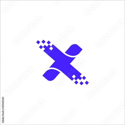 X pixel logo 